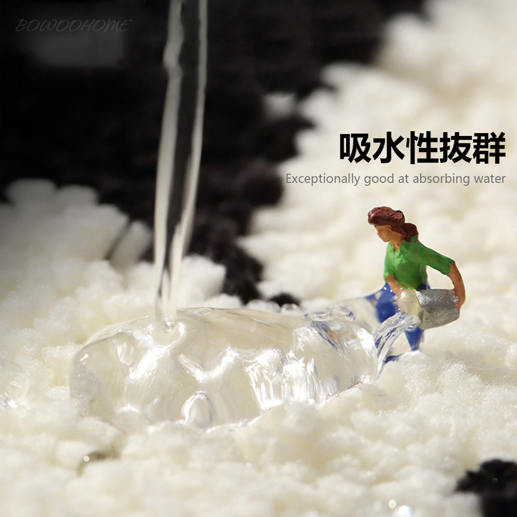 BowooHome ドアマット フワフワ ソフト 足拭き 玄関マット バスマット 室内 吸水 速乾 洗える 滑り止め 掃除しやすい