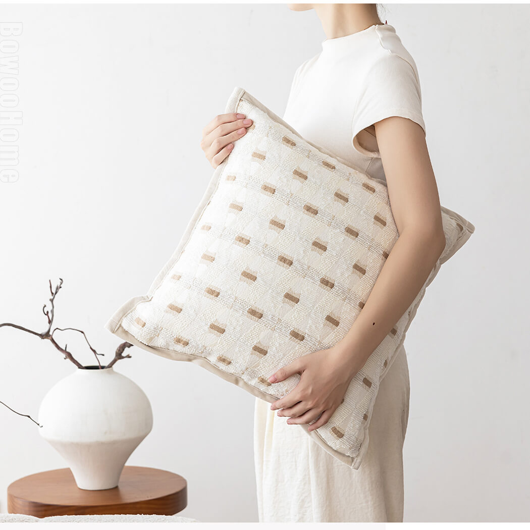 BowooHome クッション 背当て 北欧 ソファークッション おしゃれ 腰当て 抱き枕 抗菌 防臭 ソファ背当て 装飾枕 お部屋の飾り