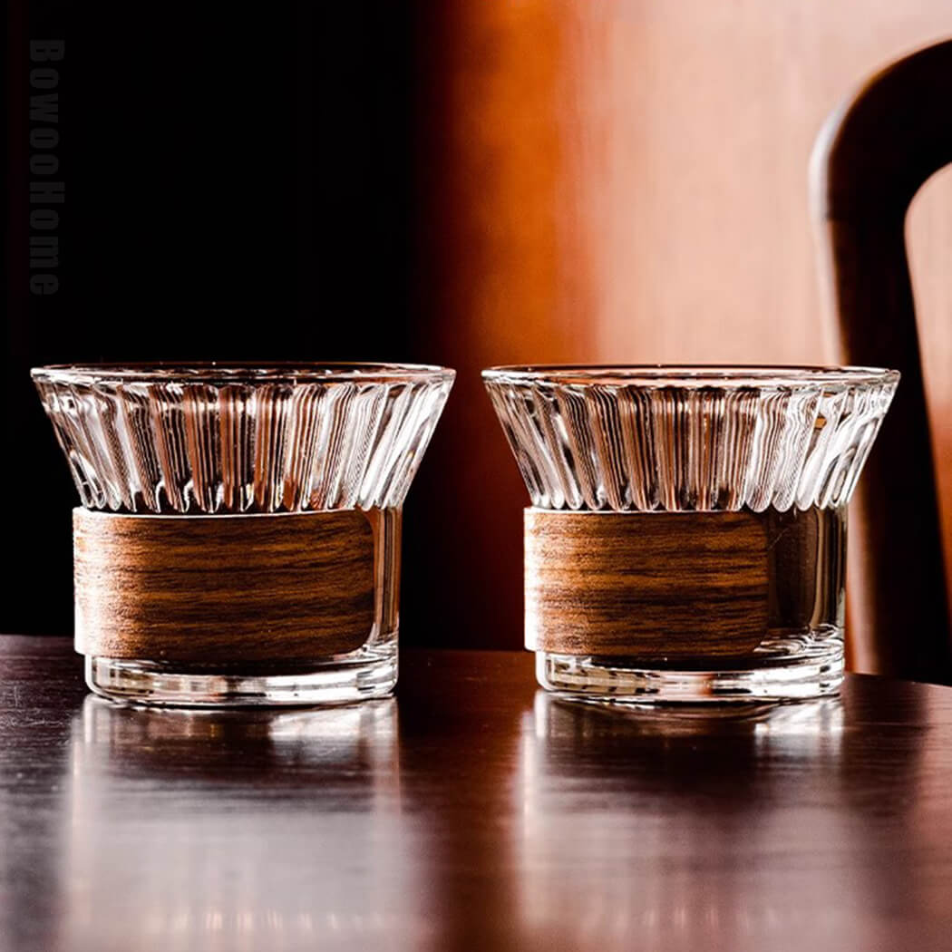 BowooHome コーヒーカップ ガラスカップ グラス ティーカップ コップ オシャレ 店舗用 家庭用 ミルクティー Coffee Cup お茶 飲料 耐冷 耐熱 食洗器可 お手入れ簡単