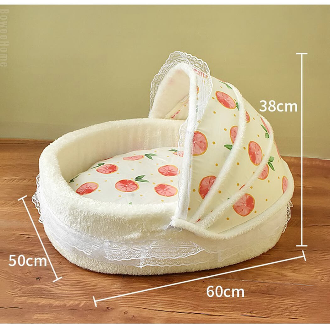 BowooHome ペットハウス 猫犬兼用 ペットベッド 犬ハウス 猫ハウス 室内用 可愛い ペット用品 中型犬 小型犬 寝床 四季通用 猫 カワイイ