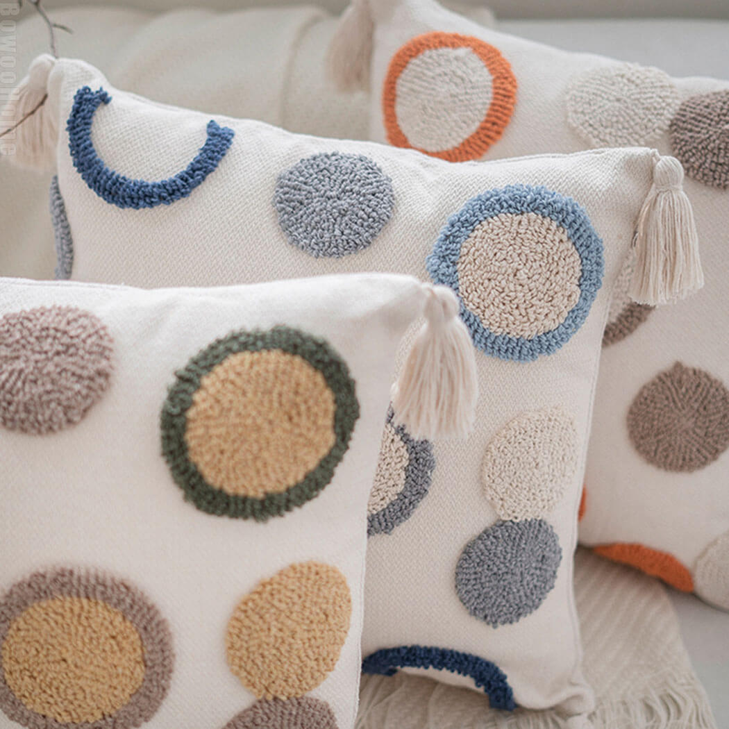 BowooHome クッション 北欧 抱き枕 ソファー枕 ソファークッション 背当て おしゃれ 腰当て 抗菌 防臭 ソファ背当て 装飾枕 お部屋の飾り