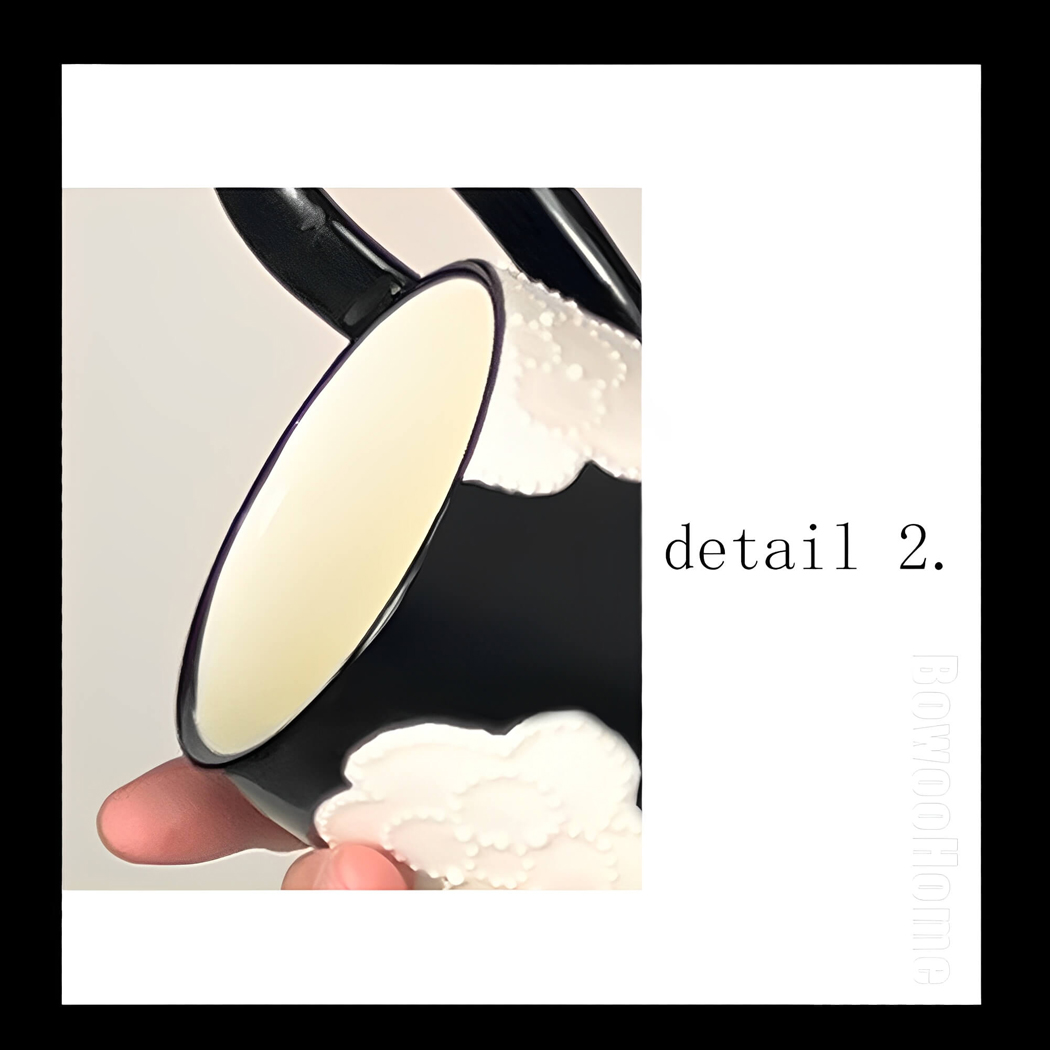 BowooHome マグカップ コーヒーカップ 磁器 ティーカップ 耐熱 耐冷 オシャレ カップ Coffee Cup お手入れ簡単 食洗器可