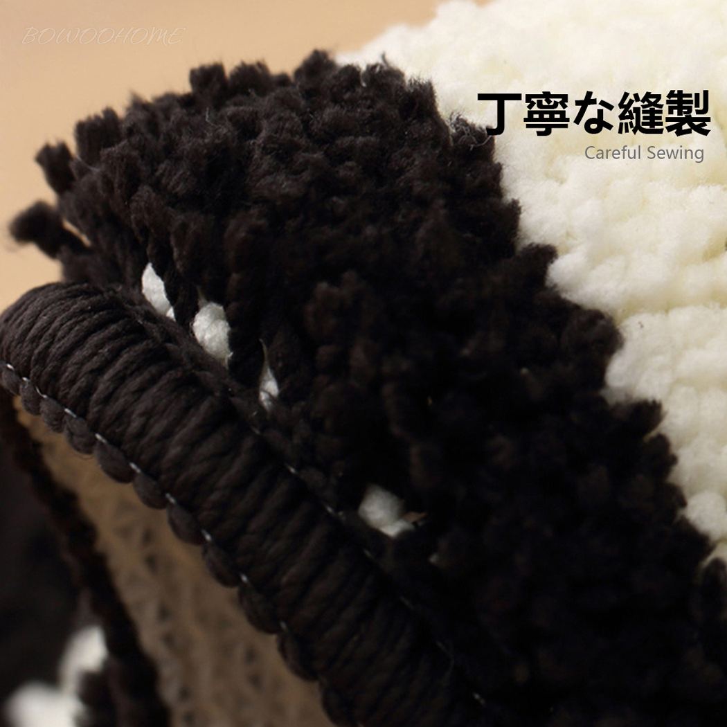 BowooHome ドアマット フワフワ ソフト 足拭き 玄関マット バスマット 室内 吸水 速乾 洗える 滑り止め 掃除しやすい