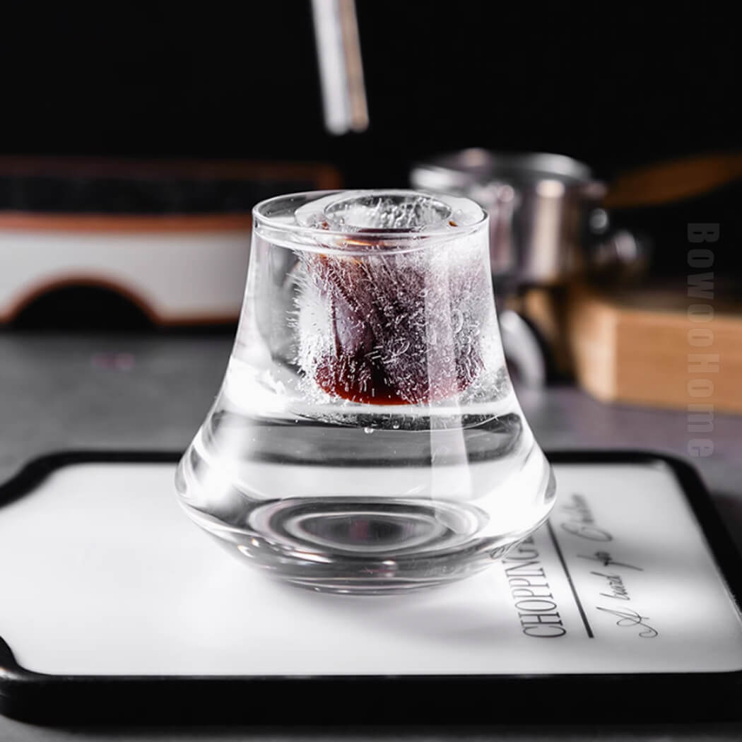 BowooHome コーヒーコップ グラス ガラスコップ 家庭用 店舗用 コーヒーカップ ミルクティー お茶 飲料 耐熱 耐冷 食洗器可 お手入れ簡単