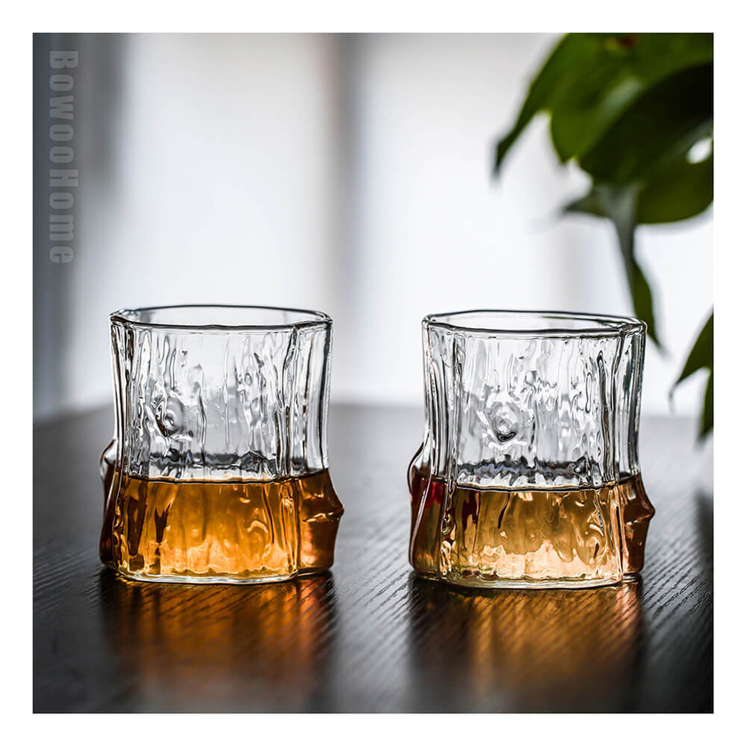 BowooHome グラス ガラスコップ コーヒー ティーコップ カップ オシャレ 食洗器可 お手入れ簡単 耐熱 耐冷