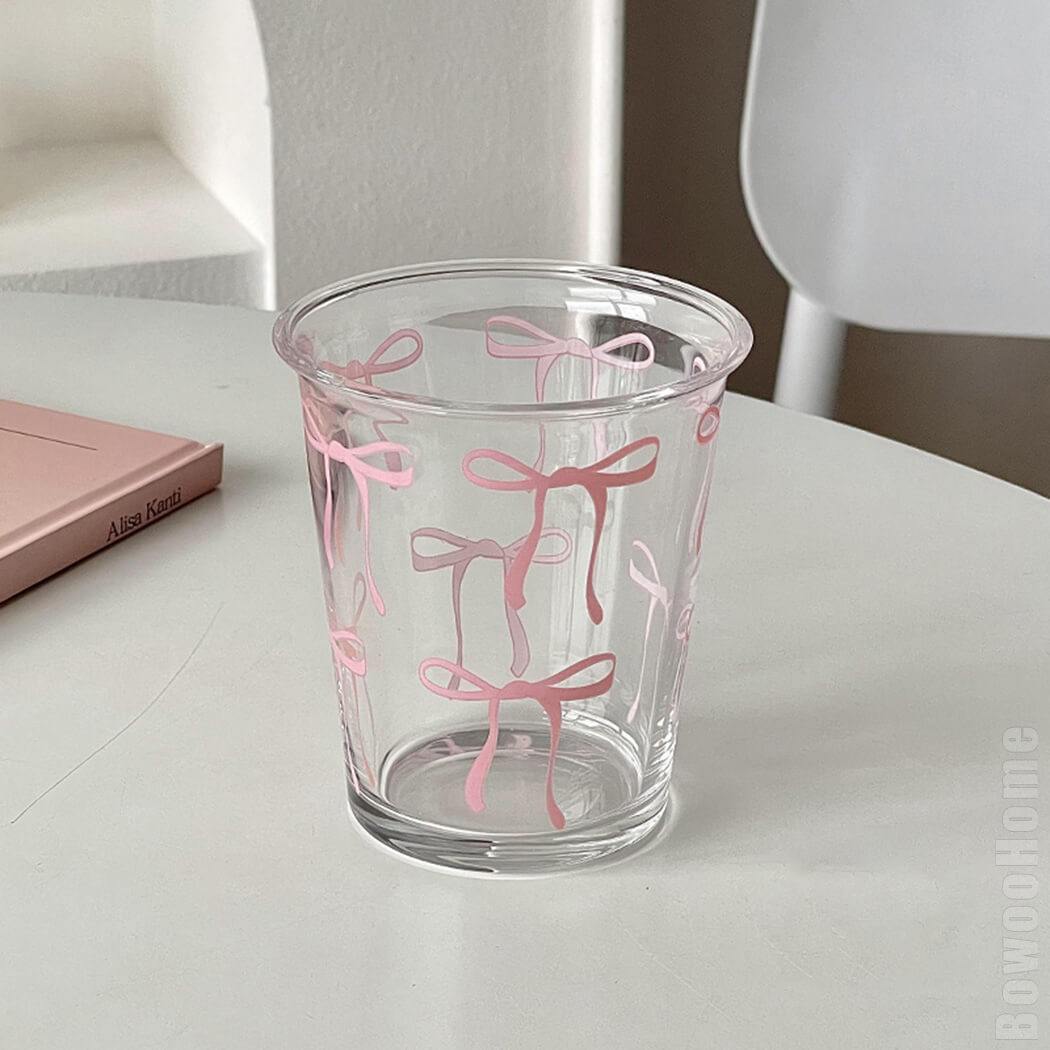 BowooHome グラス ガラスコップ コーヒー ティーコップ 耐熱 耐冷 食洗器可 お手入れ簡単 Coffee Cup