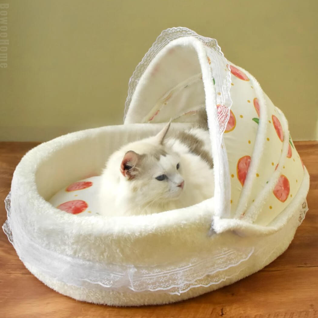 BowooHome ペットハウス 猫犬兼用 ペットベッド 犬ハウス 猫ハウス 室内用 可愛い ペット用品 中型犬 小型犬 寝床 四季通用 猫 カワイイ