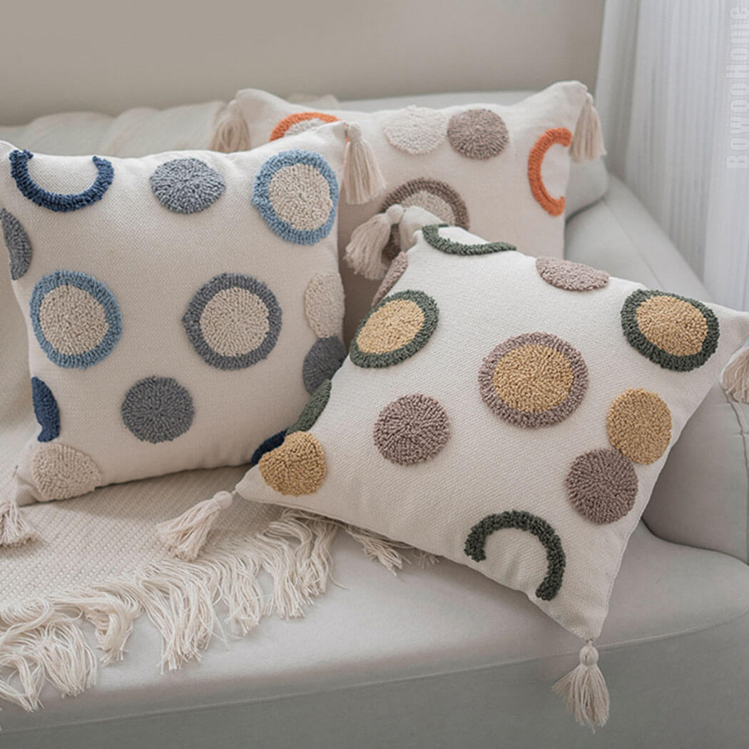 BowooHome クッション 北欧 抱き枕 ソファー枕 ソファークッション 背当て おしゃれ 腰当て 抗菌 防臭 ソファ背当て 装飾枕 お部屋の飾り