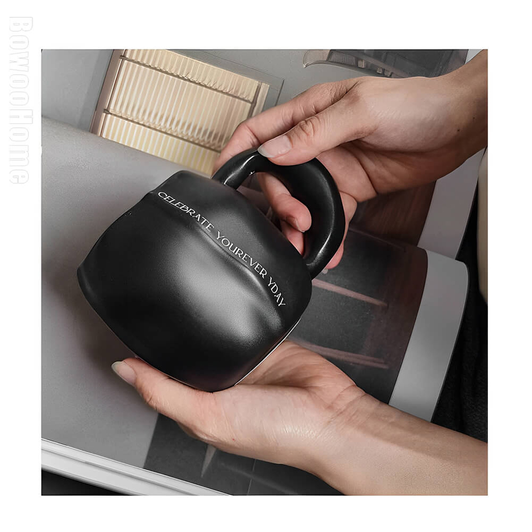 BowooHome マグカップ ティーカップ 耐熱 カップ 耐冷 コーヒーカップ シンプル オシャレ お手入れ簡単 食洗器可 Coffee Cup