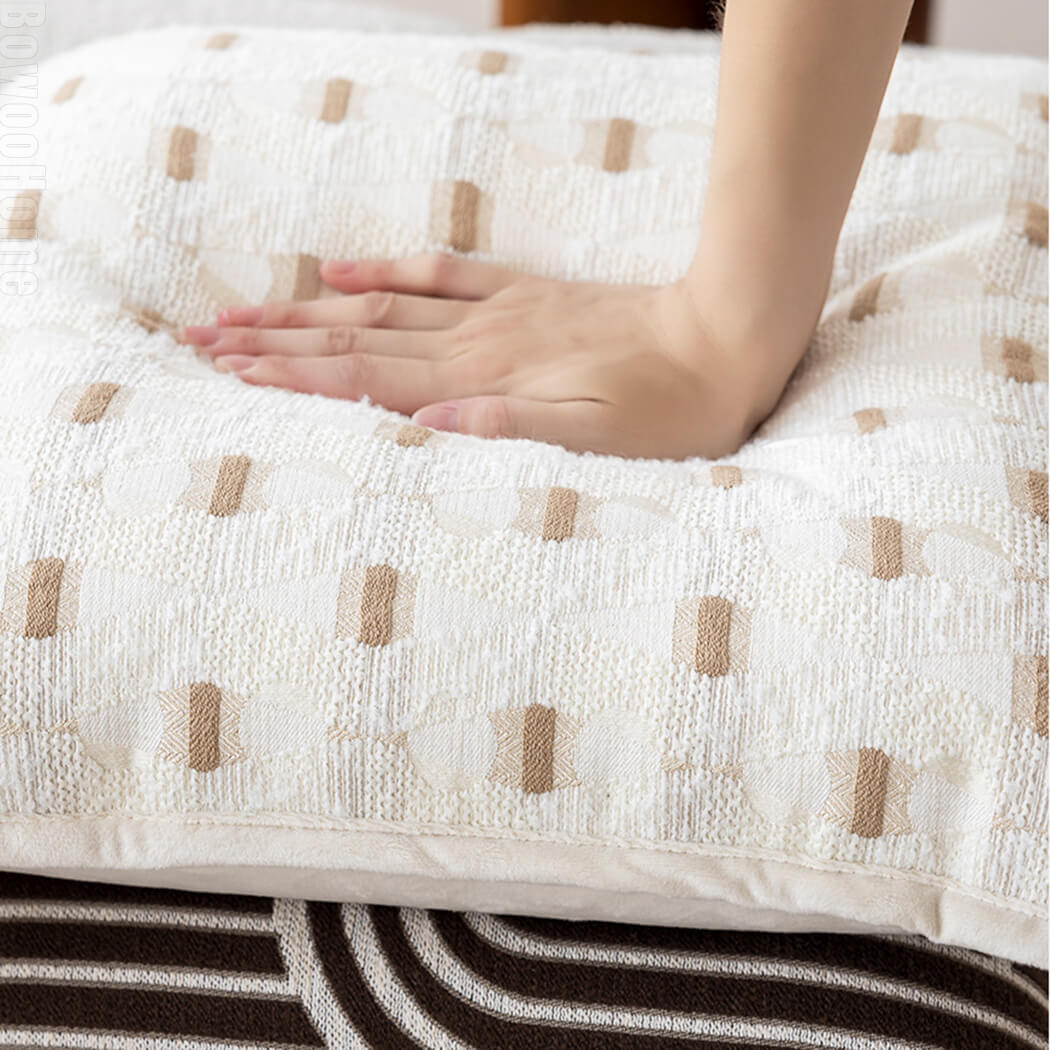 BowooHome クッション 背当て 北欧 ソファークッション おしゃれ 腰当て 抱き枕 抗菌 防臭 ソファ背当て 装飾枕 お部屋の飾り