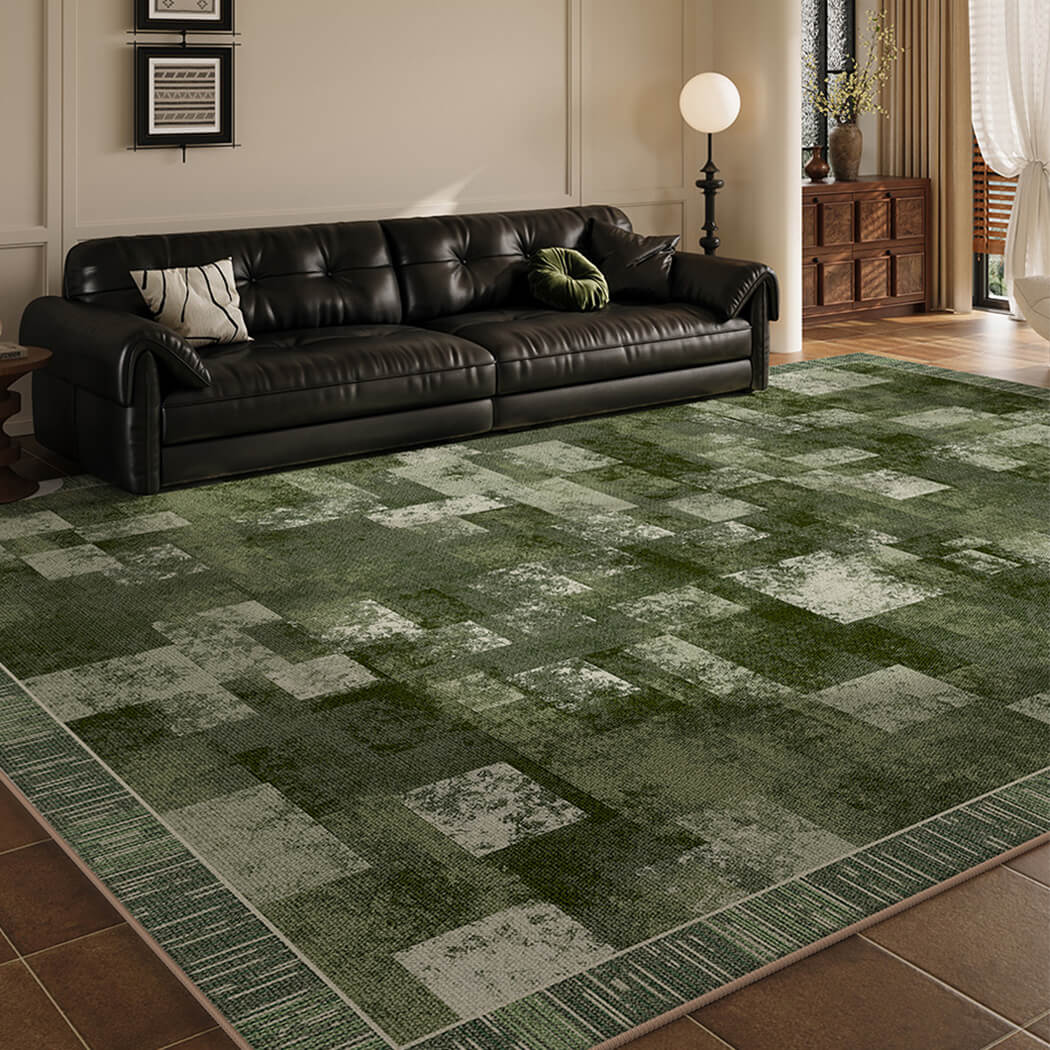 BowooHome おしゃれ 北欧 ラグ 平坦の表面 ループタイプ ラグマット 洗える カーペット 抗菌 防臭 掃除簡単 滑り止め付き オールシーズン使える