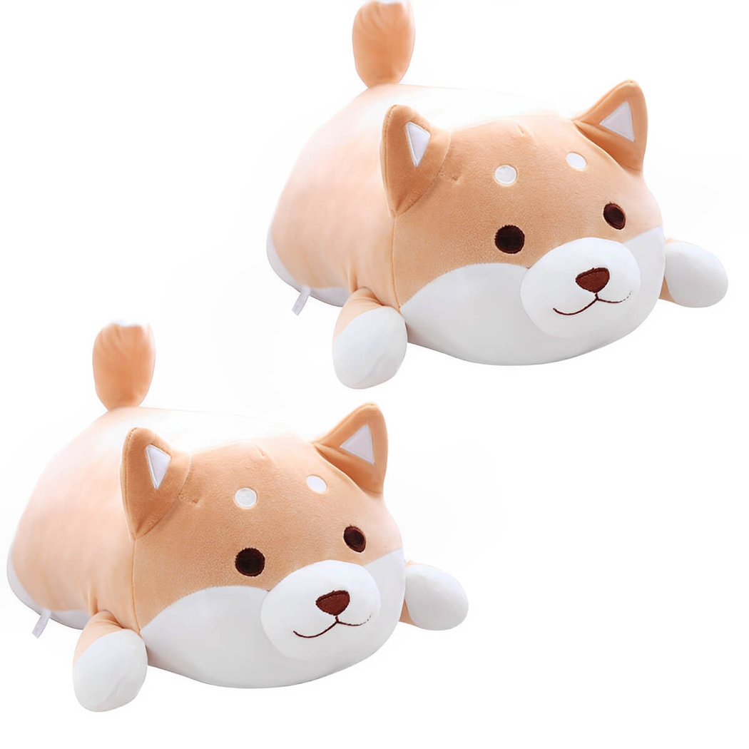 BowooHome ぬいぐるみ 柴犬 いぬ 抱き枕 大きい もちもち ふわふわ 柔らかい かわいい アニマル クッション 可愛い 動物抱き枕 お祝い プレゼント