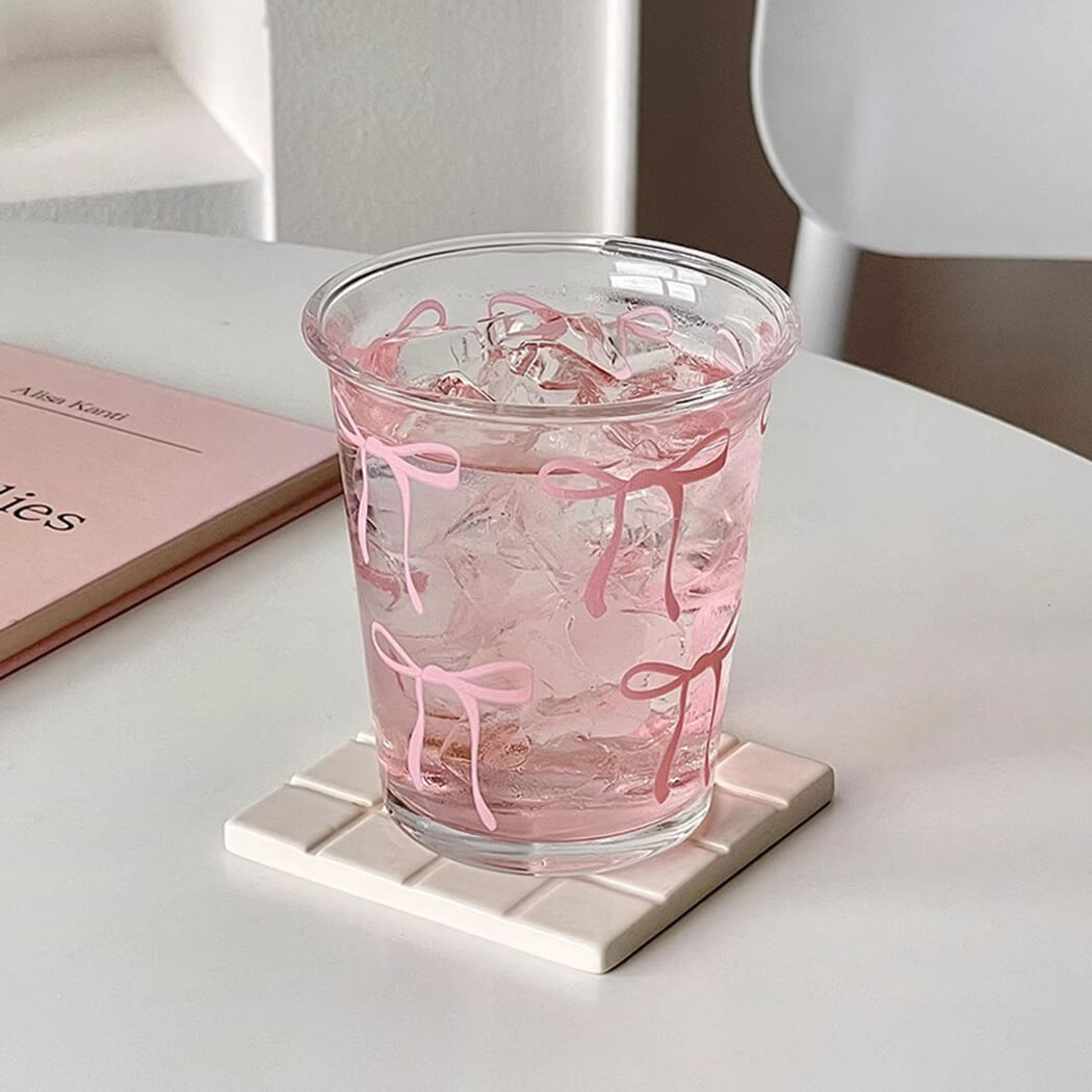 BowooHome グラス ガラスコップ コーヒー ティーコップ 耐熱 耐冷 食洗器可 お手入れ簡単 Coffee Cup