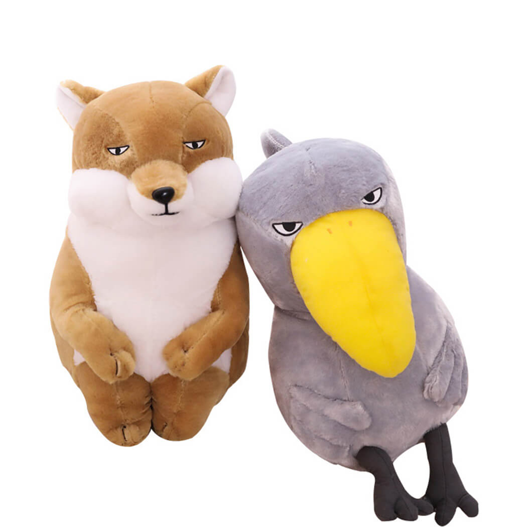 BowooHome ぬいぐるみ 縫い包み ハシビロコウ 可愛い ふわふわ 抱き枕 誕生日 記念日 プレゼント お祝い 贈り物 部屋飾り用