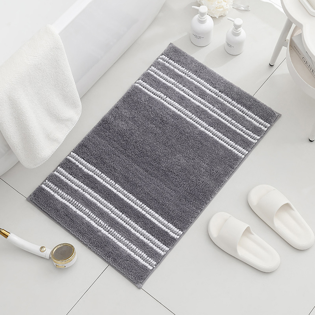 BowooHome ドアマット フワフワ ソフト 足拭き 玄関マット バスマット 室内 洗える 滑り止め 吸水 速乾 掃除しやすい