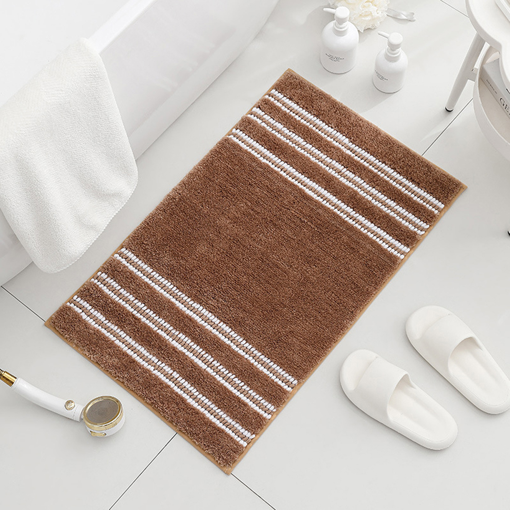 BowooHome ドアマット フワフワ ソフト 足拭き 玄関マット バスマット 室内 洗える 滑り止め 吸水 速乾 掃除しやすい