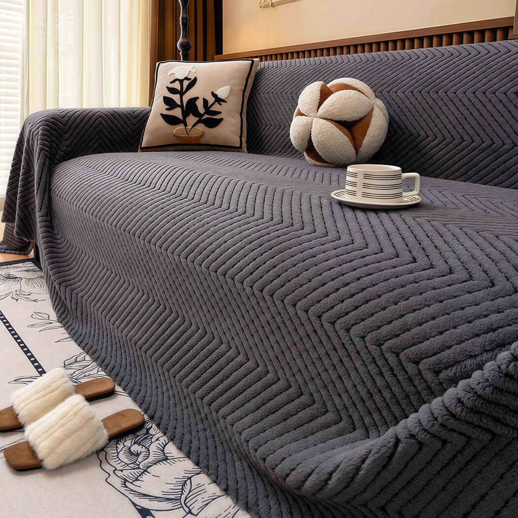 BowooHome ソファーカバー マルチカバー 1人掛け～5人掛け対応 ソファカバー 洗える ソファ毛布 保護カバー キズ防止 犬猫対策 防塵 汚れ防止 お手入れ簡単