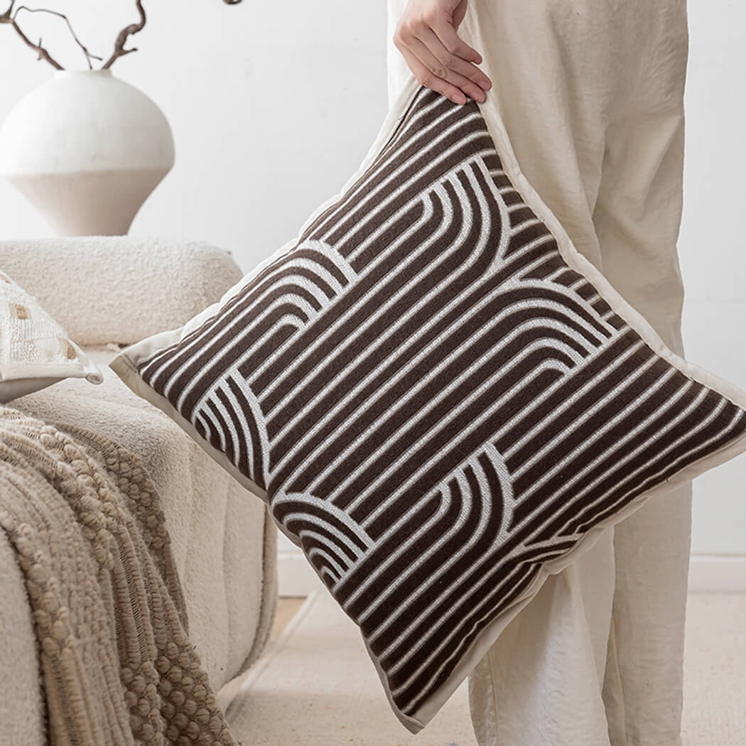 BowooHome クッション 背当て 北欧 ソファークッション おしゃれ 腰当て 抱き枕 抗菌 防臭 ソファ背当て 装飾枕 お部屋の飾り