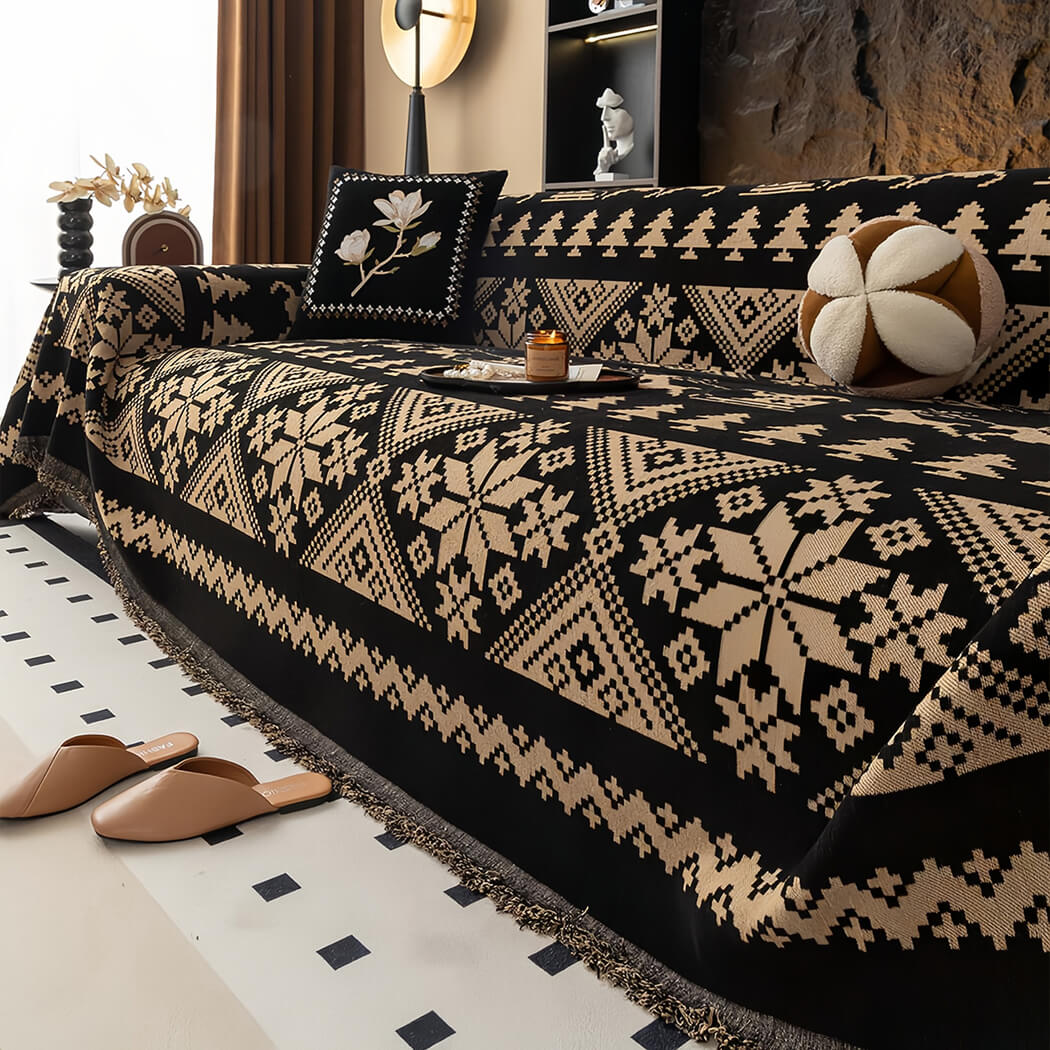 BowooHome ソファーカバー マルチカバー ソファ毛布 両面使用 おしゃれ 保護カバー 1人掛け～5人掛け対応 洗える ソファカバー 犬猫対策 防塵 キズ防止 お手入れ簡単 汚れ防止