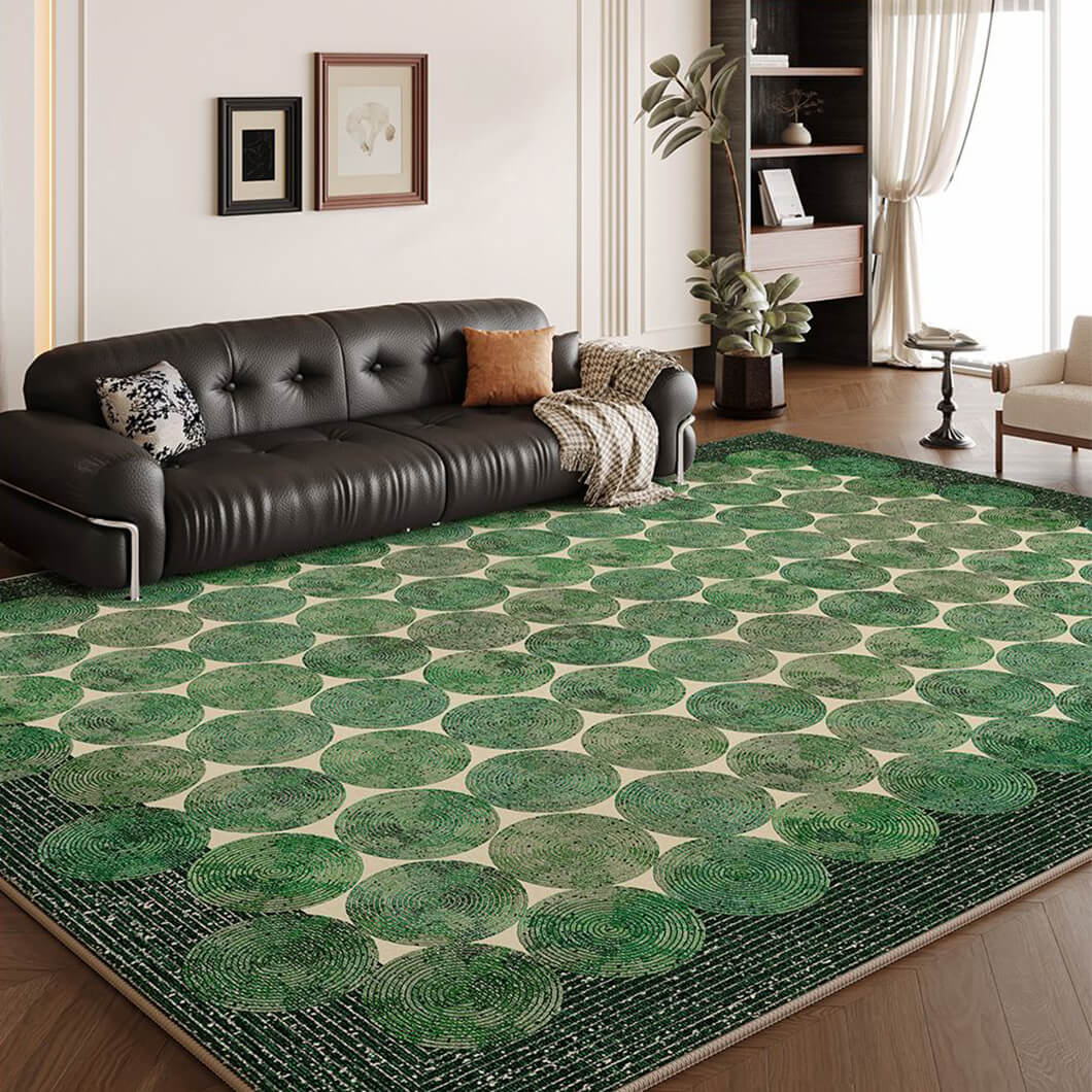 BowooHome ラグマット 平坦 北欧 シンプル ファッション さらさらした触り 掃除簡単 おしゃれ ラグ カーペット 洗える 滑り止め付き 四季通用