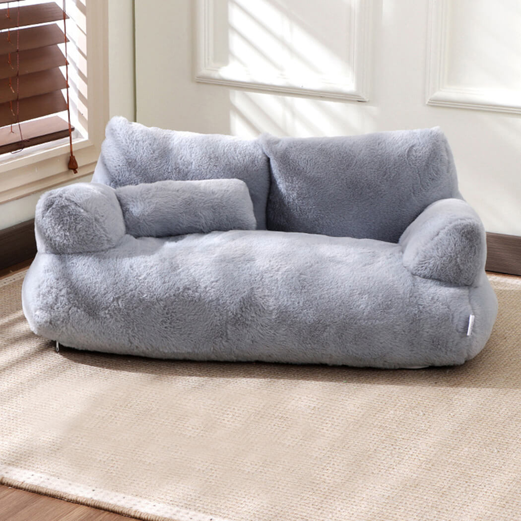 BowooHome ペットベッド 猫犬兼用 ふわふわ 猫ベッド 犬ベッド 可愛い ペットクッション 中型犬 小型犬 猫 寝床 ペット室内用 用品 カワイイ