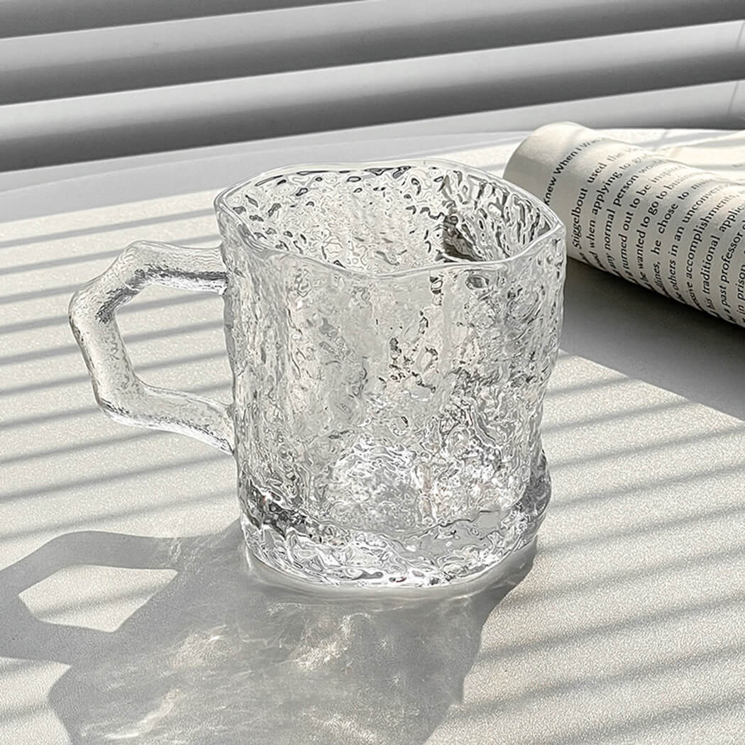 BowooHome ガラスカップ グラス コーヒーカップ ティーカップ コップ オシャレ 耐熱 耐冷 Coffee Cup 食洗器可 お手入れ簡単