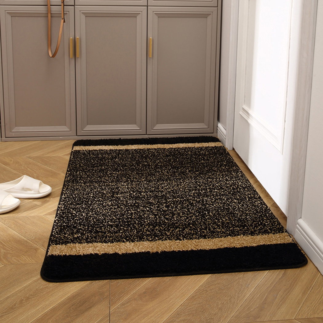 BowooHome ドアマット フワフワ ソフト 玄関マット 足拭き 室内 バスマット 洗える 吸水 速乾 滑り止め 掃除しやすい