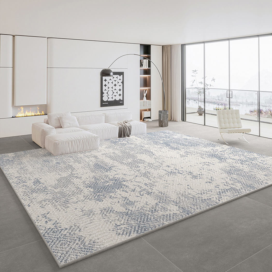 BowooHome ラグ おしゃれ シンプル ラグマット 平坦な表面 毛足がない サラサラした触り カーペット 洗える 掃除簡単 滑り止め付き 四季通用 春夏秋冬使える