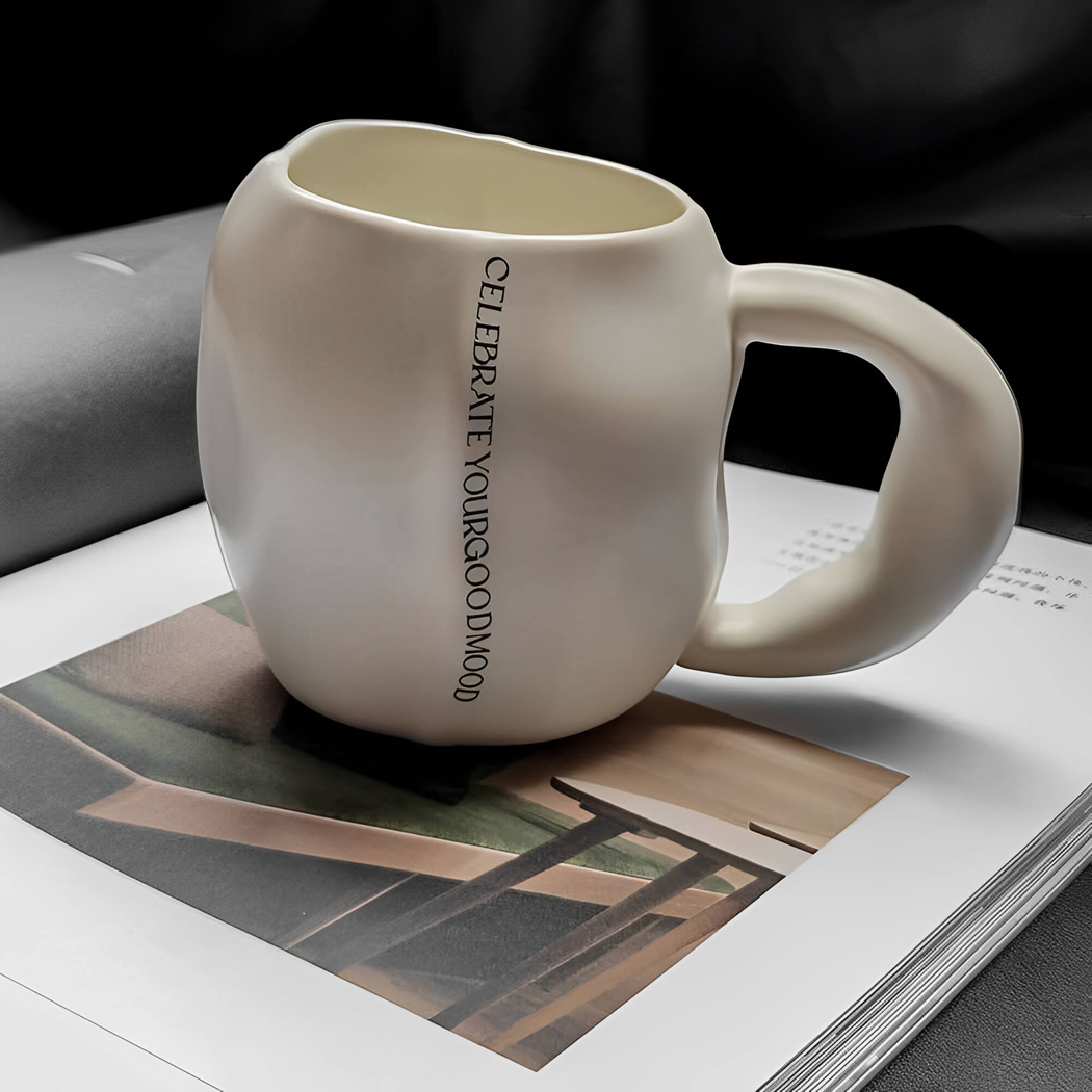 BowooHome マグカップ ティーカップ 耐熱 カップ 耐冷 コーヒーカップ シンプル オシャレ お手入れ簡単 食洗器可 Coffee Cup