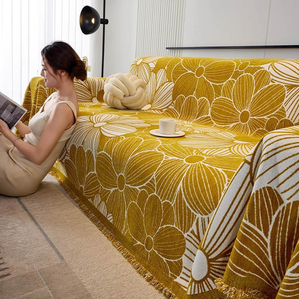 BowooHome ソファーカバー ソファ保護カバー ソファ毛布 おしゃれ 北欧 1人 2人 3人 4人掛け 犬猫対策 汚れ防止 防塵 洗える 四季通用 大きい ソファカバー シーツ チェアカバー 保護カバー