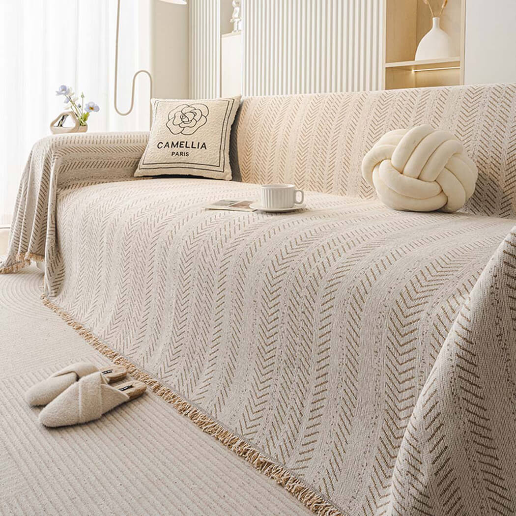 BowooHome ソファーカバー マルチカバー ソファ毛布 北欧 1人掛け～5人掛け対応 おしゃれ 洗える 汚れ防止 保護カバー ソファカバー 大きいサイズ 犬猫対策 防塵 キズ防止 お手入れ簡単