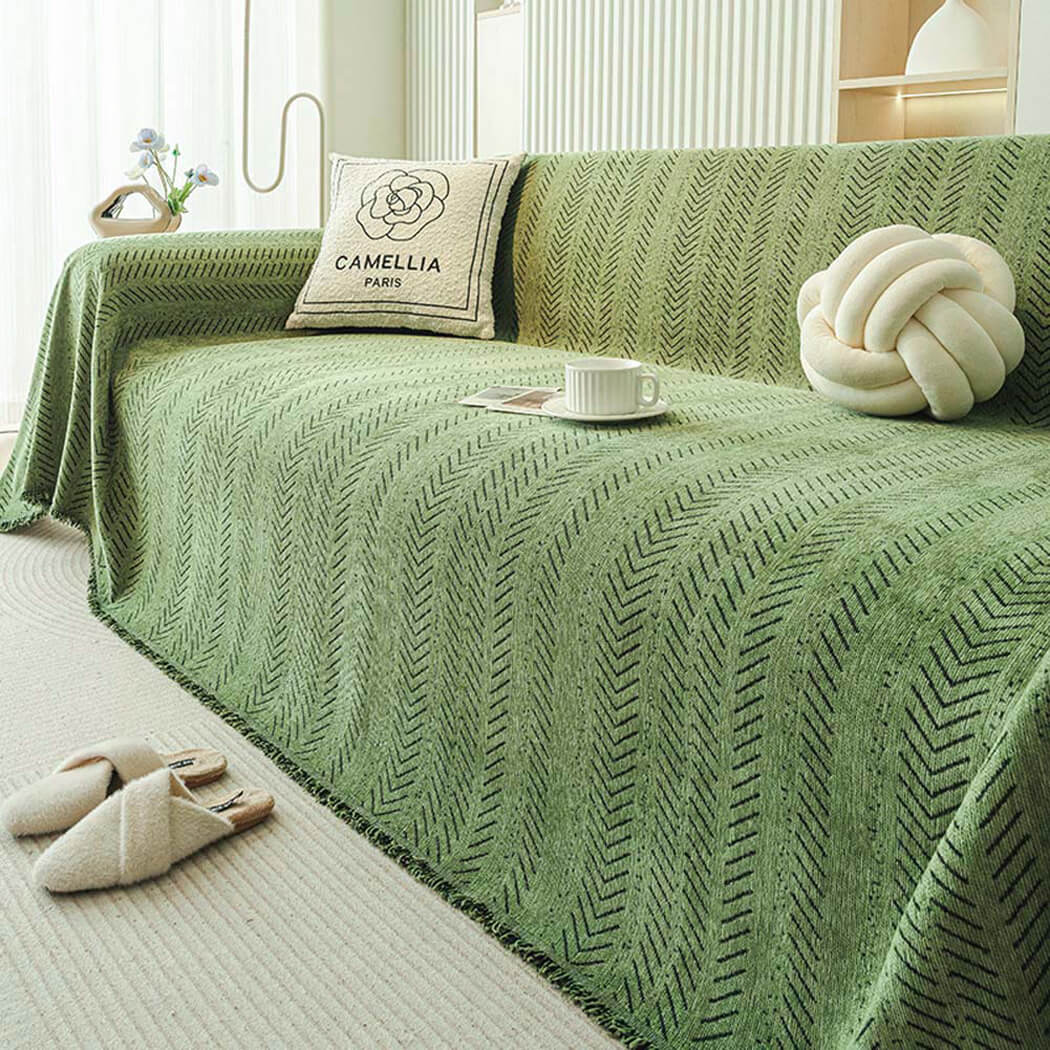 BowooHome ソファーカバー マルチカバー ソファ毛布 北欧 1人掛け～5人掛け対応 おしゃれ 洗える 汚れ防止 保護カバー 大きいサイズ ソファカバー 犬猫対策 防塵 キズ防止 お手入れ簡単