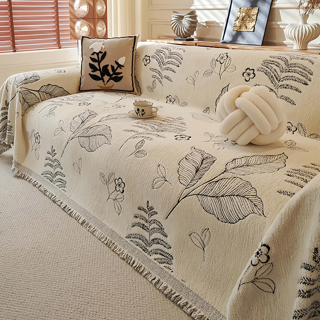 BowooHome ソファーカバー マルチカバー 1人掛け～5人掛け対応 洗える ソファカバー ソファ毛布 おしゃれ 保護カバー 犬猫対策 防塵 キズ防止 汚れ防止 お手入れ簡単