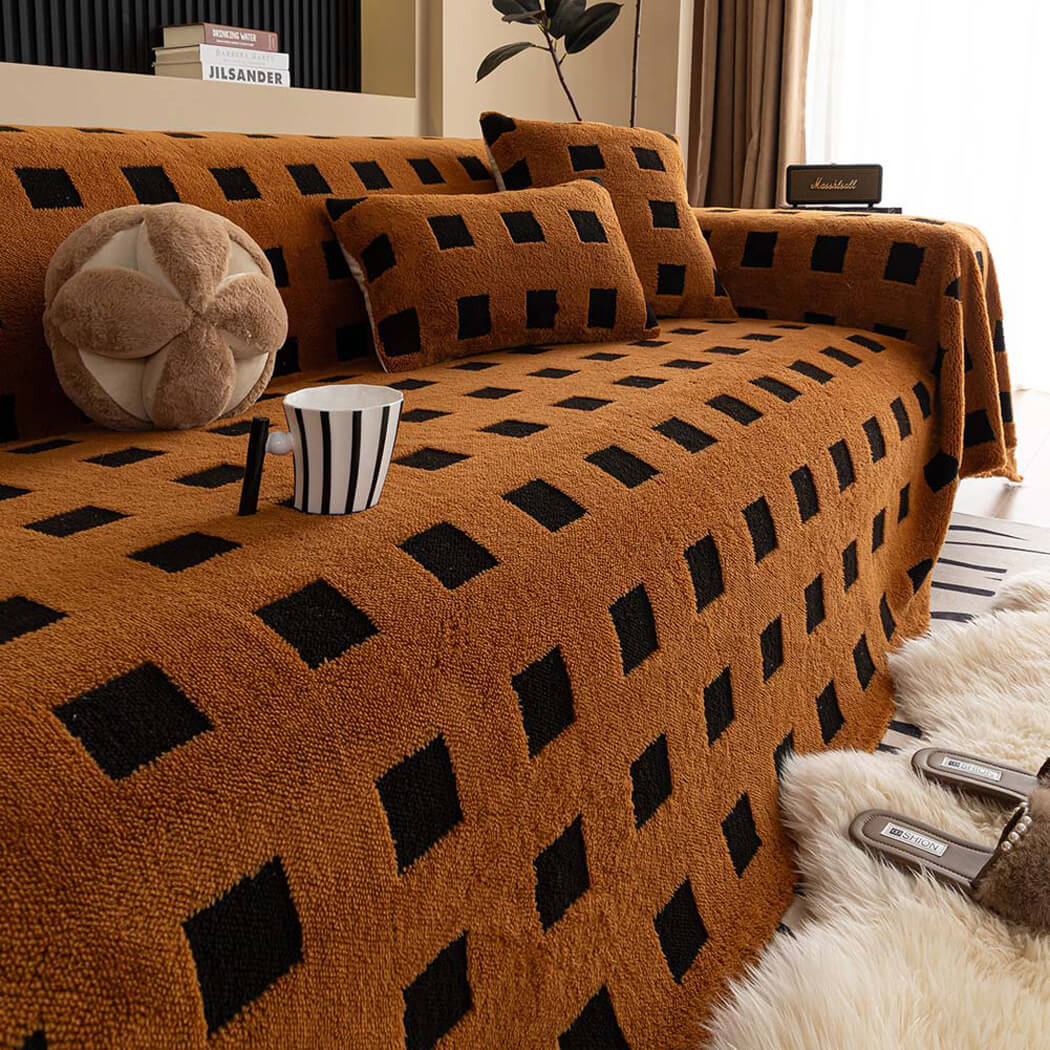 BowooHome ソファーカバー ソファソファ毛布 保護カバー 1人 2人 3人 4人掛け 洗える 四季通用 犬猫対策 防塵 汚れ防止 大きい ソファカバー シーツ チェアカバー 保護カバー