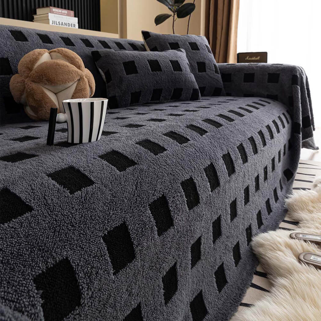 BowooHome ソファーカバー ソファソファ毛布 保護カバー 1人 2人 3人 4人掛け 洗える 四季通用 犬猫対策 防塵 汚れ防止 大きい ソファカバー シーツ チェアカバー 保護カバー