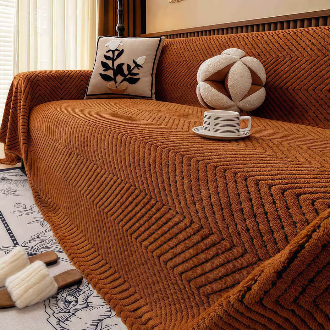 BowooHome ソファーカバー マルチカバー 1人掛け～5人掛け対応 ソファカバー 洗える ソファ毛布 保護カバー キズ防止 犬猫対策 防塵 汚れ防止 お手入れ簡単