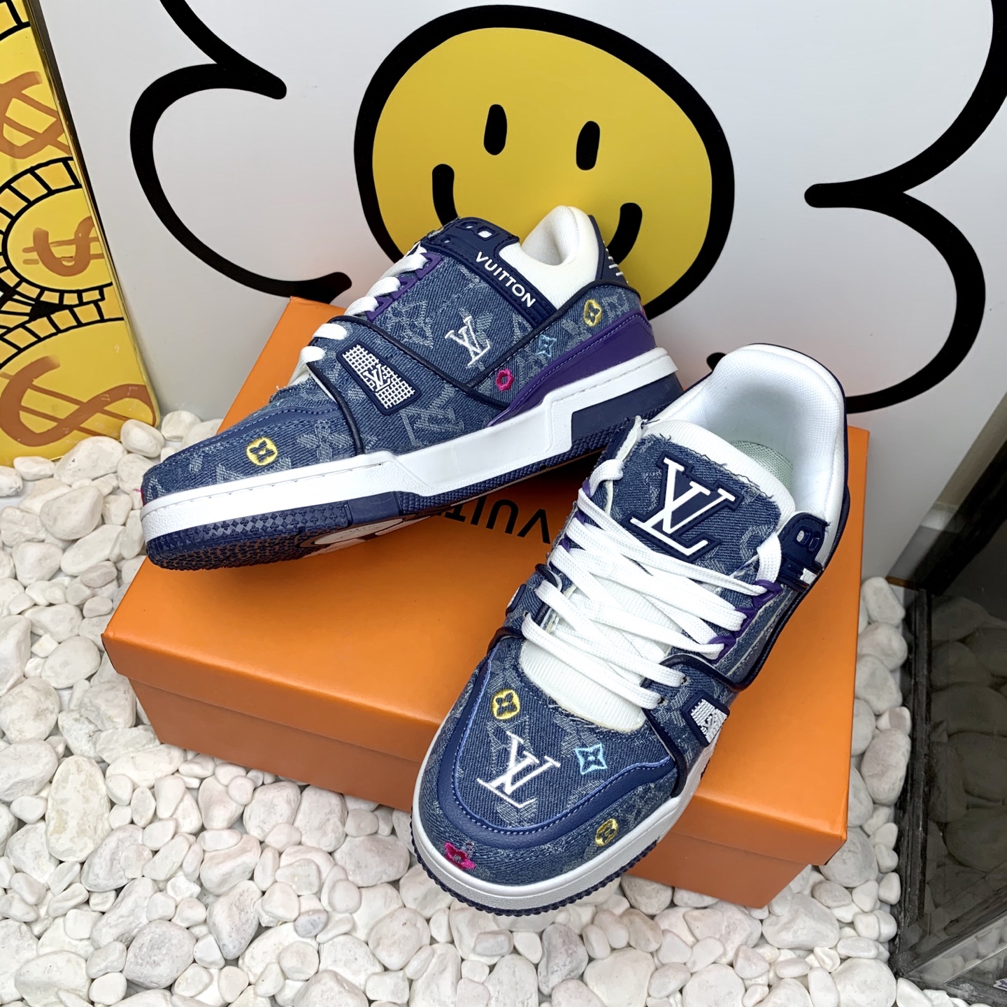 LV  トレイナー スニーカー モノグラム･デニム