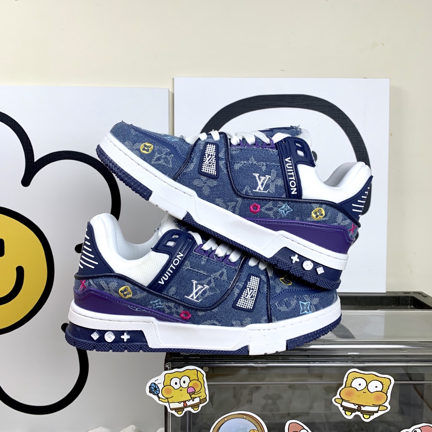 LV  トレイナー スニーカー モノグラム･デニム