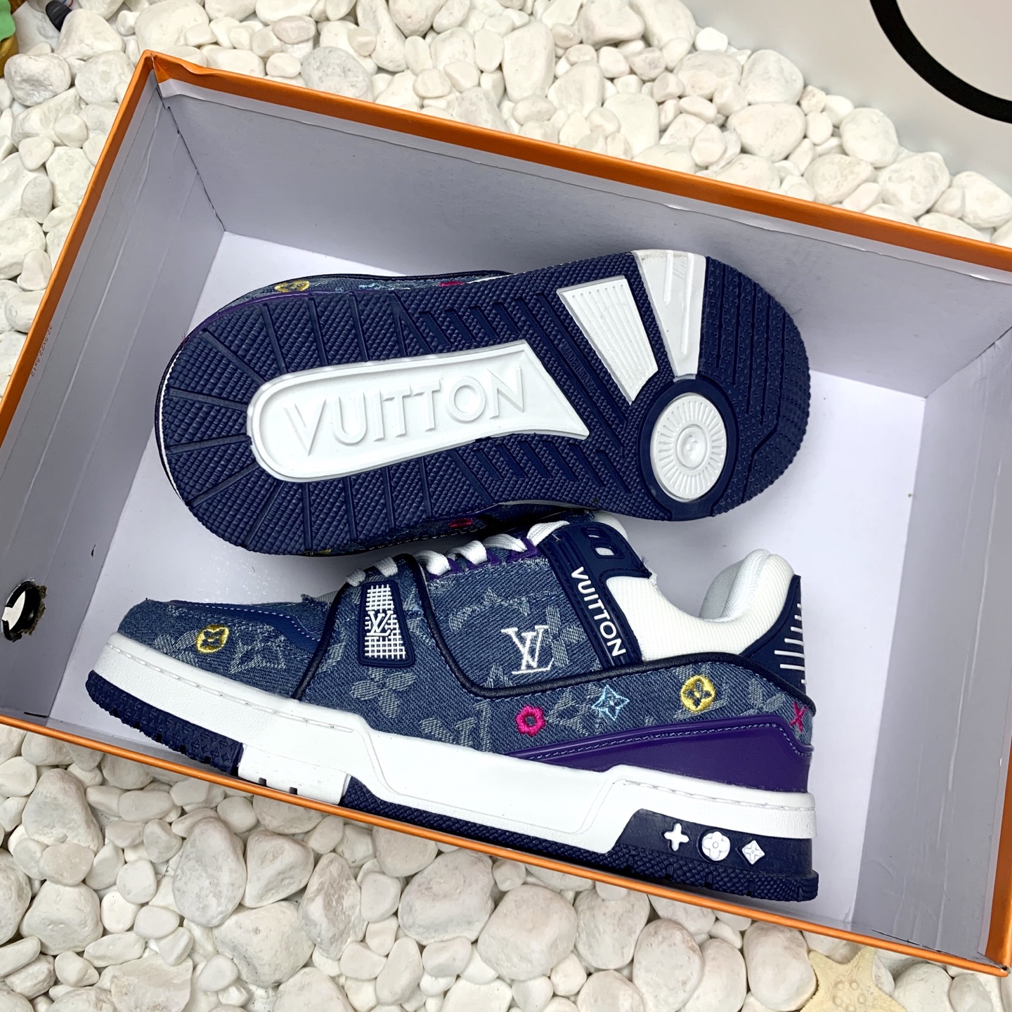 LV  トレイナー スニーカー モノグラム･デニム