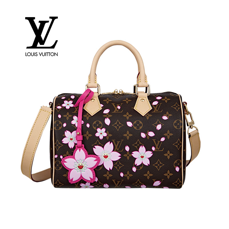 LV × TM 村上隆サクラブラウントート バッグ レディースショルダーバッグM14194