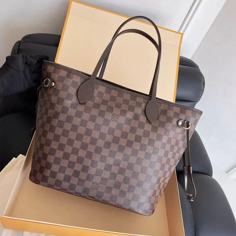 人気【Louis Vuitton】ネヴァーフル PM ダミエ・エベヌトート バッグN40600