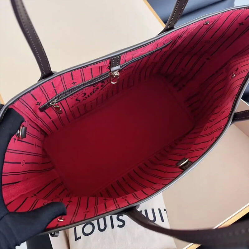 人気【Louis Vuitton】ネヴァーフル PM ダミエ・エベヌトート バッグN40600