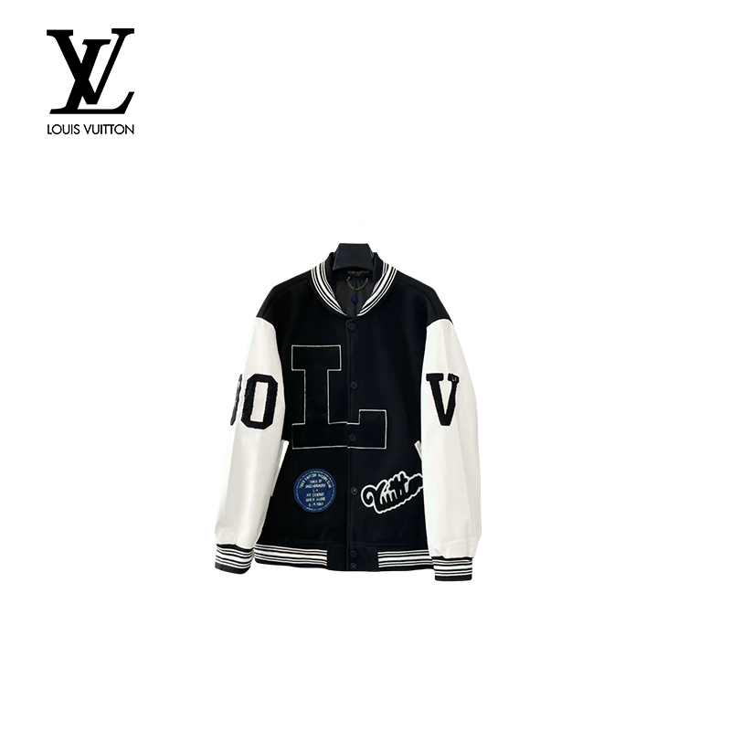 エンブロイダードカーフスキンバーシティジャケット