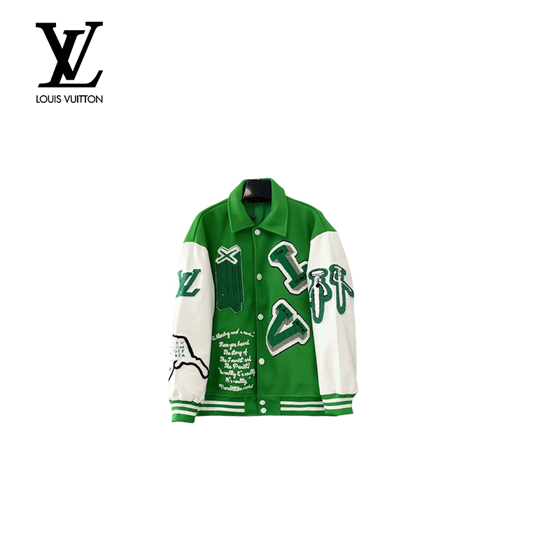 エンブロイダードカーフスキンバーシティジャケット