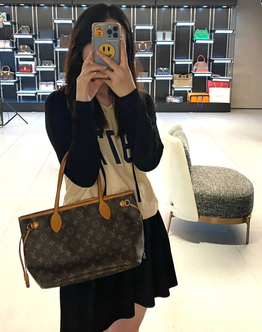 ルイヴィトンネヴァーフル MM 通勤バッグ M46987