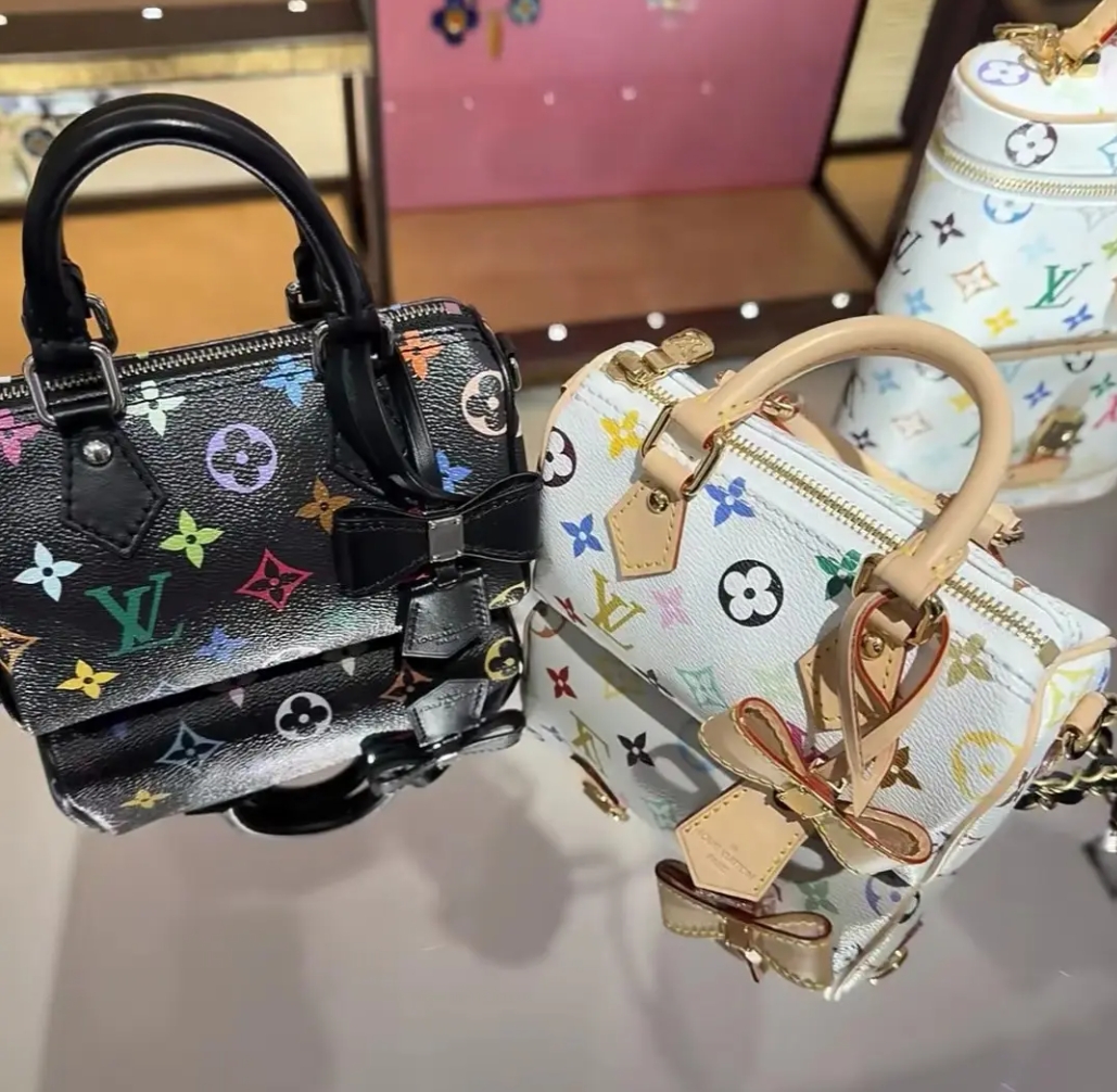 LV × TM 村上隆ナノ･スピーディトート バッグ レディース通勤 バッグM13391