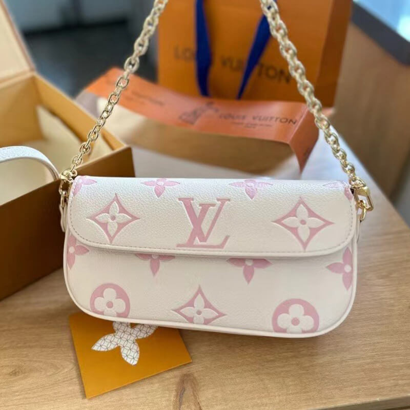 LVウォレット オン チェーン･アイビー トート バッグ おしゃれ ショルダー バッグ レディース