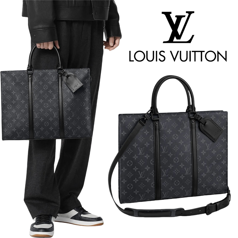 ルイ・ヴィトン モノグラム・エクリプス サック・プラット ホリゾンタル ジッパー