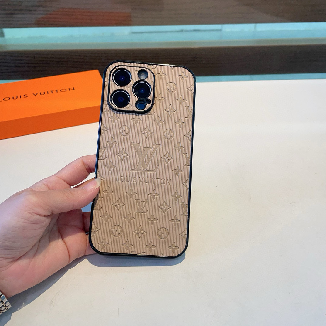 新しいバージョン 2.0 iPhone 用プレミアム LV ケース