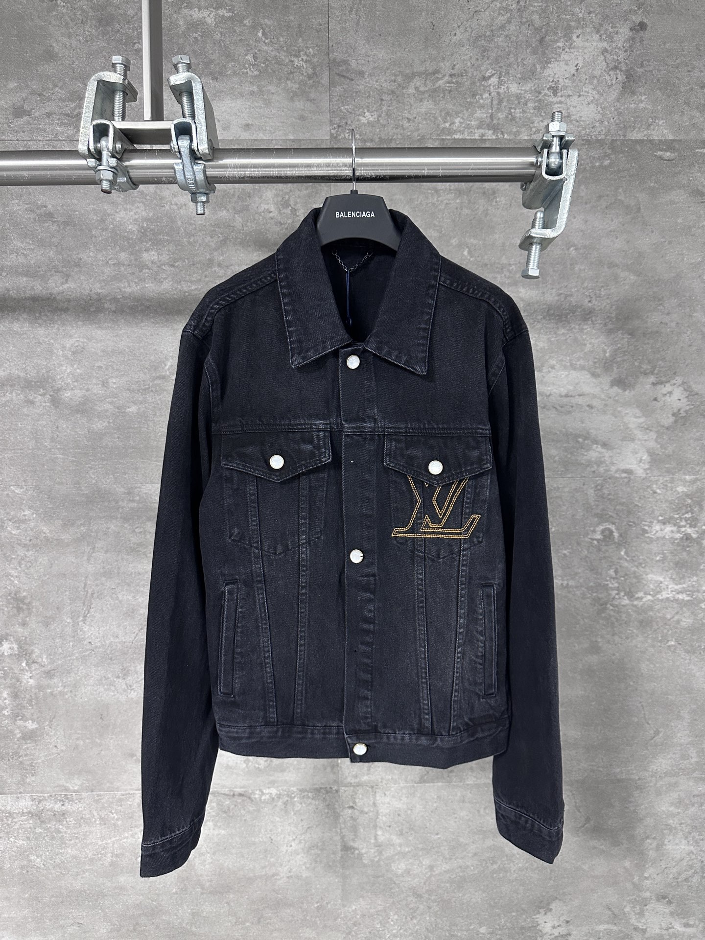 モノグラム デストロイ デニム トラッカージャケット